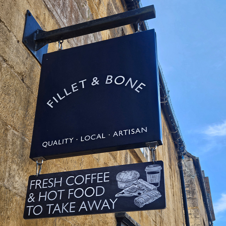 Fillet and Bone sign